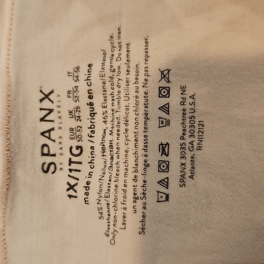 SPANX Higher Power High Waisted Shaper Short,Soft Nude ,1X - Picture 6 of 12